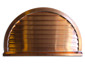 Semi circle non venting copper louver custom made to order - view 4