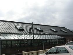 Bronze aluminum metal roof