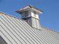 Dove gray aluminum metal roof with cupola detail