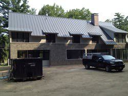 Aluminum metal roof gray with different angles