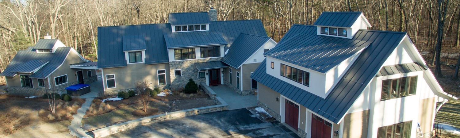 Standing seam aluminum metal roofs