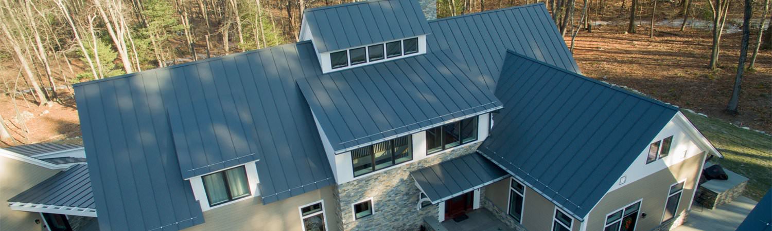 Standing seam aluminum metal roofs