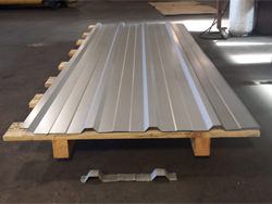 Custom made galvalume corrugated roof panels mathing old pieces