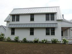 Dove gray standing seam metal roofing panels