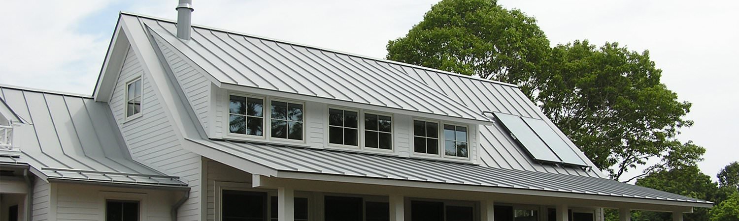 Aluminum and steel metal roofs