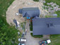 Matte black kynar aluminum metal roofing with cupola and curved panels - installation - view 6