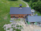 Matte black kynar aluminum metal roofing with cupola and curved panels - installation - view 7