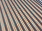 Corrugated aged copper steel roof panel - view 1