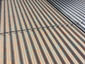Corrugated aged copper steel roof panel - view 2