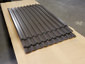 Custom corrugated bronze aluminum wall panels - view 2