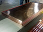 Custom copper flat lock panels