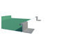 Standing seam roof panel - Double lock clip installation - view 1