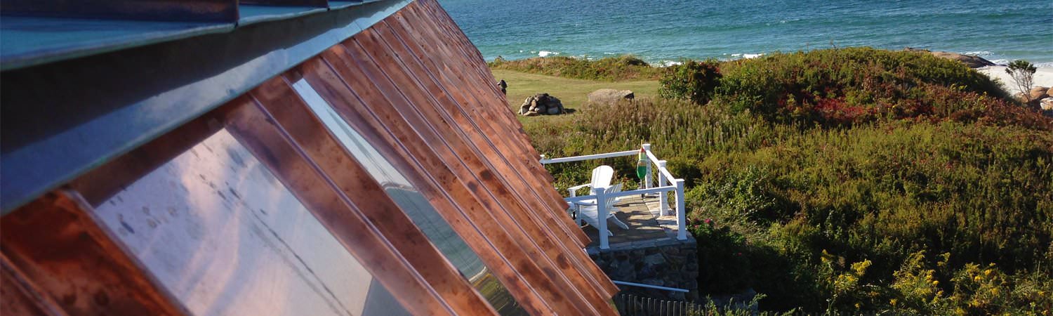 Copper roof panels supplied and installed