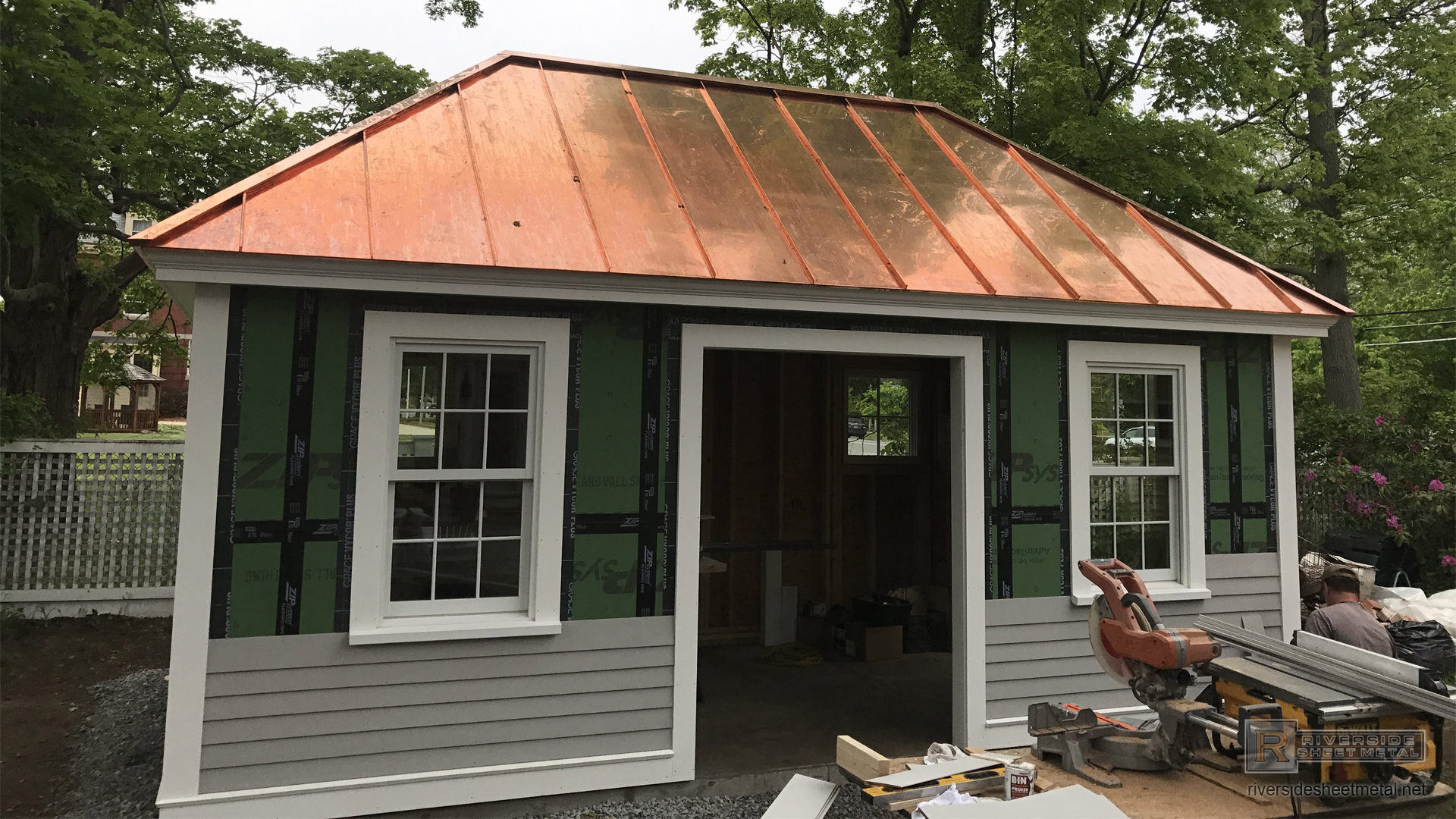 copper roof