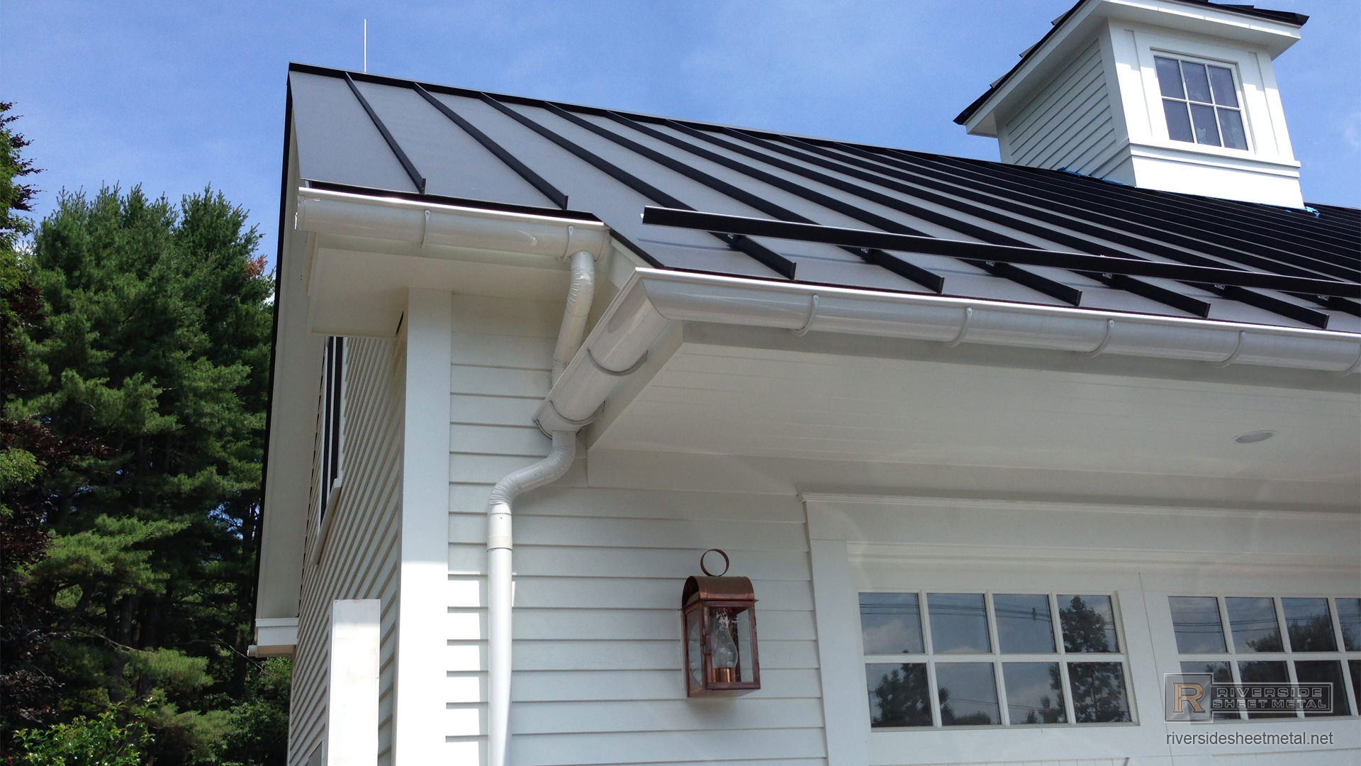 Standing Seam Roof Gutter