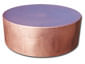 Round copper planter custom fabricated - view 2