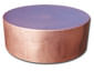 Round copper planter custom fabricated - view 3