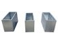 Zinc flower boxes with satin finish and inner flange - view 4