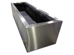 Stainless steel planter