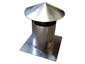 Galvanized steel roof vent without screen - view 2