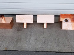Custom copper scupper boxes