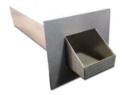 Freedom gray scupper boxes