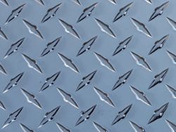 Aluminum diamond plate sheet metal