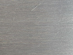 zinc with brushed finish