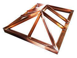Custom skylight in copper made to customer's specifications