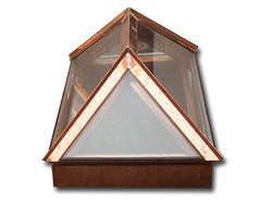Custom made copper skylight