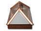 Custom made copper skylight