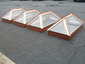 Custom made copper skylights
