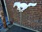 Mustang horse weathervane in stainless steel - view 4